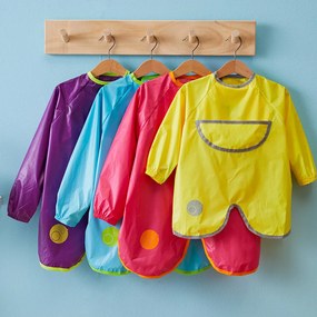 Podbradník s rukávmi veľký - modrý