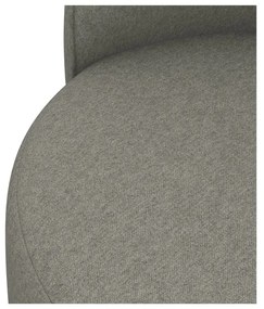 Sivé kreslo Ipo – Makamii