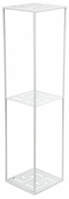 STOJAN NA KVETINÁČ DOUBLE FRAME 100X24X24 CM BIELA