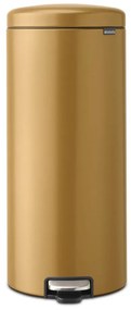 Nášľapný oceľový odpadkový kôš v zlatej farbe 30 l NewIcon – Brabantia