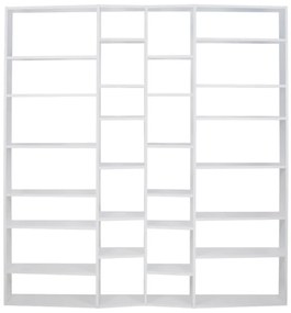 Biela knižnica 214x224 cm Valsa – TemaHome