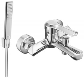 Mexen Sabre R72 vaňová batéria so sprchovým setom, chróm - 7213R72-00