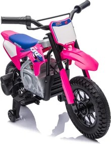 Elektrická motorka HONDA CFR450R ružová