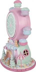 Vianočné dekorácie Cupcake kolo Pastel Christmas Chic - 23*17*31 cm / 2*AA