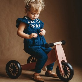 Drevené balančné odrážadlo Tiny Tot 2v1 koralová