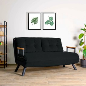 Rozkladacia pohovka Sando 2 Black