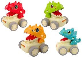 LEAN TOYS Auto Triceratops Dinosaurus - 4 typy