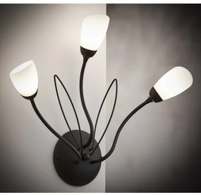 Jupiter 2059 - Nástenné svietidlo GLORIOSA 3xG9/14W/230V čierna