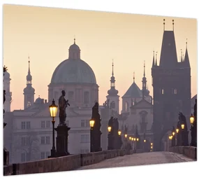 Sklenený obraz - Karlov most (70x50 cm)