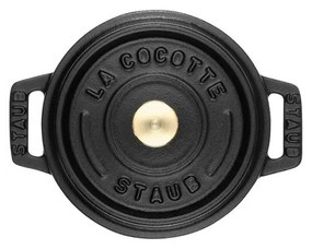 Staub Cocotte Mini hrniec okrúhly 10 cm/0,25 l čierny, 1101025