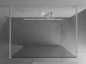 Mexen Kioto, sprchová zástena Walk-In 180 x 200 cm, 8mm číre sklo, biely profil, 800-180-002-20-00