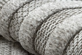 Koberec SANTO SIZAL 0999 Geometrický, sivý