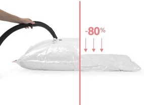 Vákuové úložné vrecká 70 l + 120 l, číra