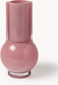 Sklenená dizajnová váza Flamingo, V 25 cm