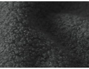 Tmavosivá rozkladacia/s úložným priestorom pohovka z textílie buklé 266 cm Pele – Makamii