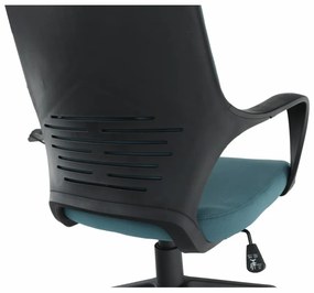 Kancelárska stolička VOYAGER – látka, modrá / zelená