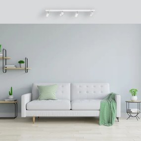 LED Bodové svietidlo TUNE 4xGU10/4,8W/230V biela