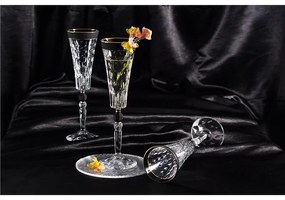 BOHEMIA PRESTIGE CONTE MODERN POHÁR NA ŠAMPANSKÉ 170ML SADA 6 KS