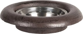 Miska v kovovom kruhovom stojane - Ø 22*5 cm