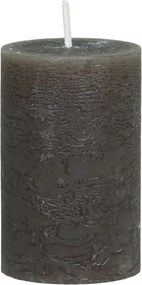 Kávová široká sviečka Macon Rustic coffee - Ø 5*8cm/ 16h