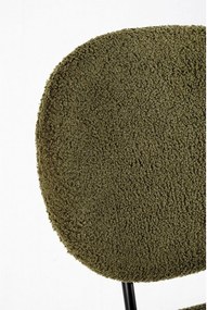 Khaki čalúnená jedálenská stolička Maddie – Yes Everyday