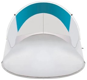 Plážový stan SUNSHADE 120x220 cm, modro-biely