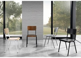 Sivé jedálenské stoličky v súprave 2 ks Old School - Tomasucci