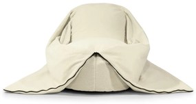 Svetlosivý detský sedací vak z textílie buklé Cocoon 120 – SLOWDOWN