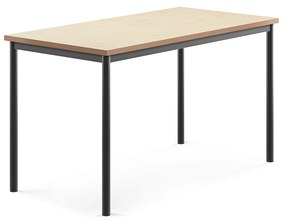Stôl SONITUS, 1400x700x760 mm, linoleum - béžová, antracit