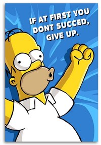 Gario Obraz na plátne Simpsonovci, Homer Simpson - Nikita Abakumov Rozmery: 80 x 120 cm