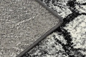 Koberec SILVER Terra popraskaná zem sivý