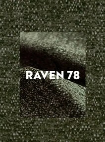 Čalúnená jedálenská stolička ELTON Raven olivovo zelená/zlatá