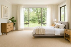 Timzo, Koberec metráž Orion 9229, na mieru, šíře 4m,5m, hnedá, filc, chodba / predsieň