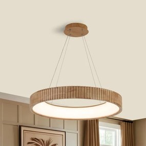 Brilagi - LED luster na lanku FALCON WOOD MODERN LED/40W/230V pr. 60 cm drevo