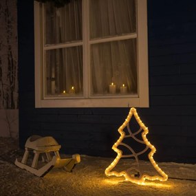 DECOLED LED svetlo na stromček, 49 x 58 cm, teplá biela