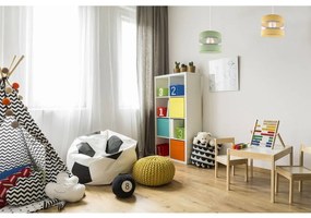Závesné svietidlo Elegance Spider, 2x textilné tienidlo (mix 8 farieb), w