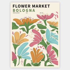 Plagát Flower Market Bologna II.