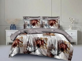 Obojstranné obliečky DUO SENSE AUTUMIA vzorované + obliečka na vankúšik 40x50 cm ZDARMA Rozmer obliečky: 70 x 90 cm | 140 x 200 cm