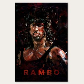 Gario Obraz na plátne Rambo, Sylvester Stallone - Dmitry Belov Rozmery: 70 x 100 cm