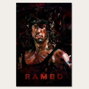 Gario Obraz na plátne Rambo, Sylvester Stallone - Dmitry Belov Rozmery: 40 x 60 cm