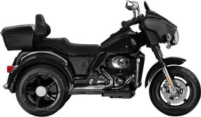 JOKOMISIADA Veľký akumulátorový motorkový chopper pre deti PA0254 čierny