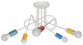 Detský prisadený luster OXFORD 5xE27/15W/230V