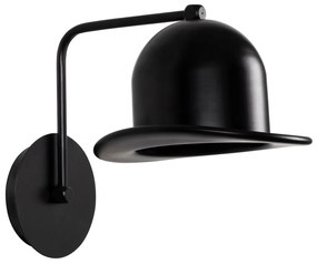 Nástenná lampa Sivani Hat čierna