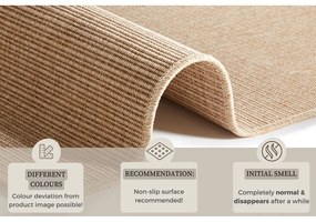 Béžový vnútorný a vonkajší behúň 80x350 cm Nature – Hanse Home