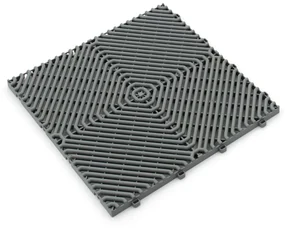 Plastová dlažba Linea Rombo 39,5 x 39,5 x 1,7 cm, sivá