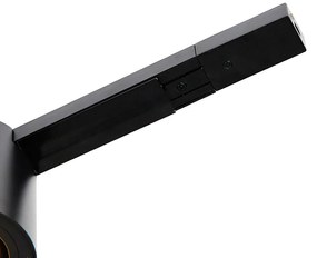 Moderný 1-fázový koľajnicový systém s 5 reflektormi čierny - Rondoo Up