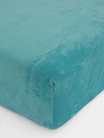 Plachta mikroplyš Deluxe 180 x 200 cm - svetlo tyrkysové
