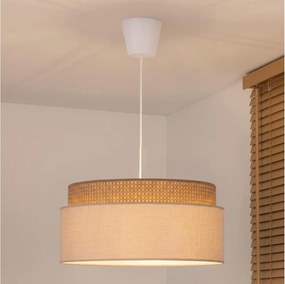 Brilagi - Závesný luster PADOVA na lanku 1xE27/60W/230V pr. 40 cm béžový