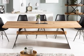 Jedálenský stôl Grand Oak 240cm dub divoký 36mm prírodný
