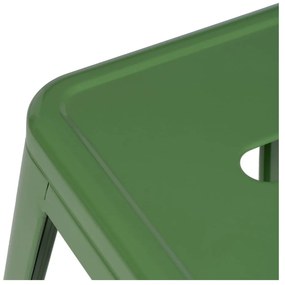 Zelené kovové barové stoličky v súprave 2 ks (výška sedadla 61 cm) – Ixia